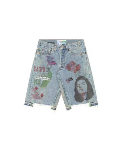 BETTER WITH AGE HARRISON TRIPLE-WIDE DENIM SHORT