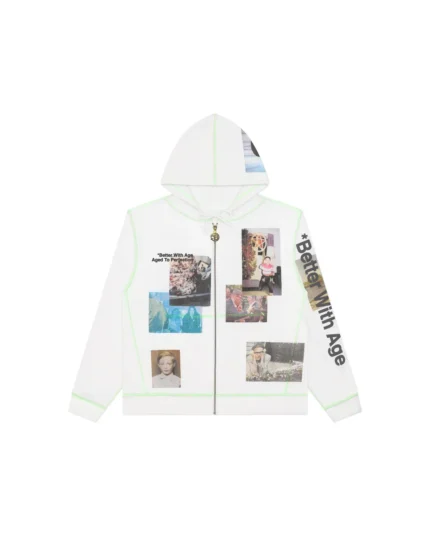 Better With Age RICKY WAFFLE ZIP-UP HOODIE